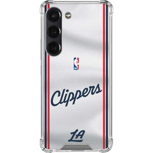 NBA Los Angeles Clippers Team Jersey Galaxy S23 Clear Case