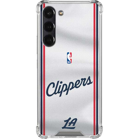 NBA Los Angeles Clippers Team Jersey Galaxy S24 FE Clear Case