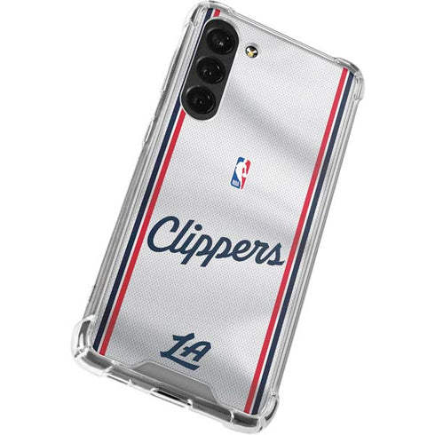 NBA Los Angeles Clippers Team Jersey Galaxy S24 FE Clear Case