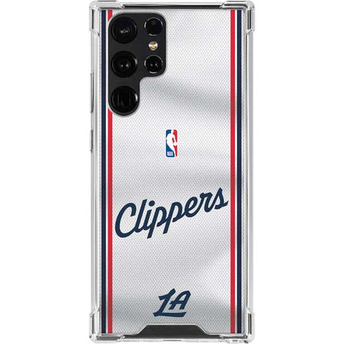 NBA Los Angeles Clippers Team Jersey Galaxy S24 Ultra Clear Case