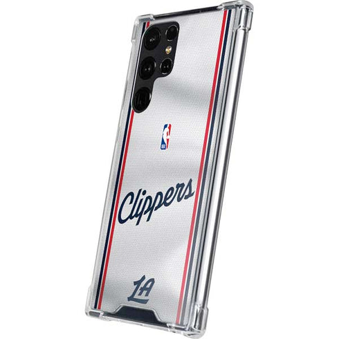 NBA Los Angeles Clippers Team Jersey Galaxy S24 Ultra Clear Case