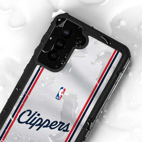 NBA Los Angeles Clippers Team Jersey Galaxy S24 Waterproof Case