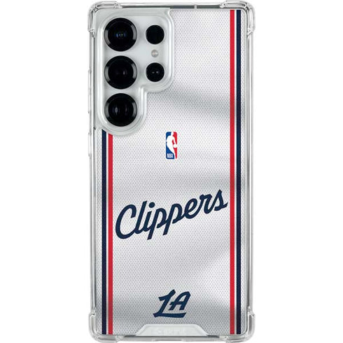 NBA Los Angeles Clippers Team Jersey Galaxy S25 Ultra Clear Case