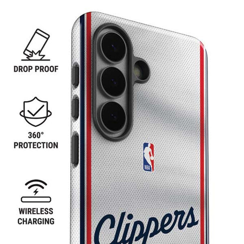 NBA Los Angeles Clippers Team Jersey Galaxy S26 Plus Impact Case