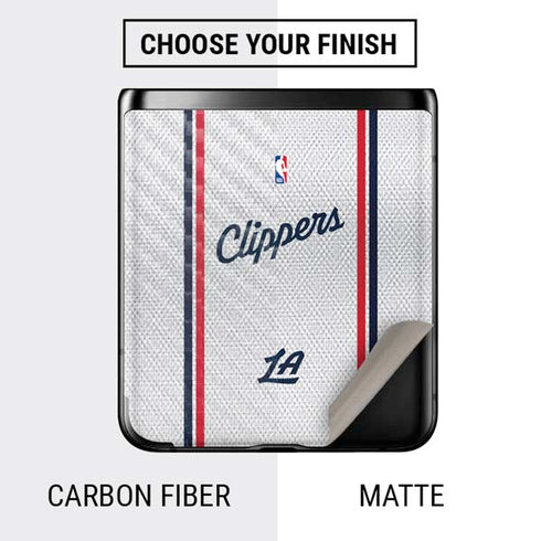NBA Los Angeles Clippers Team Jersey Galaxy Z Flip Skin