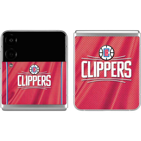 NBA Los Angeles Clippers Team Jersey Galaxy Z Flip4 5G Skin