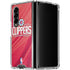 NBA Los Angeles Clippers Team Jersey Galaxy Z Fold4 5G Clear Case