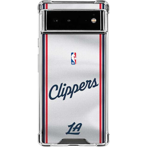 NBA Los Angeles Clippers Team Jersey Google Pixel 6 Clear Case