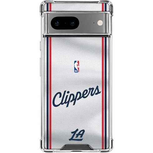 NBA Los Angeles Clippers Team Jersey Google Pixel 8 Clear Case