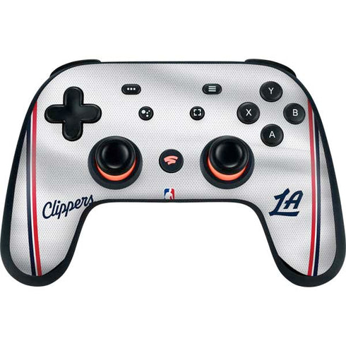 NBA Los Angeles Clippers Team Jersey Google Stadia Controller Skin