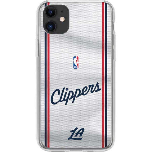 NBA Los Angeles Clippers Team Jersey iPhone 11 Clear Case
