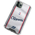 NBA Los Angeles Clippers Team Jersey iPhone 11 Pro Max Clear Case