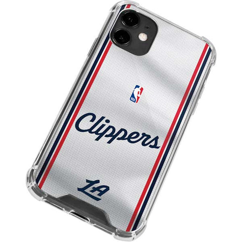 NBA Los Angeles Clippers Team Jersey iPhone 12 Clear Case