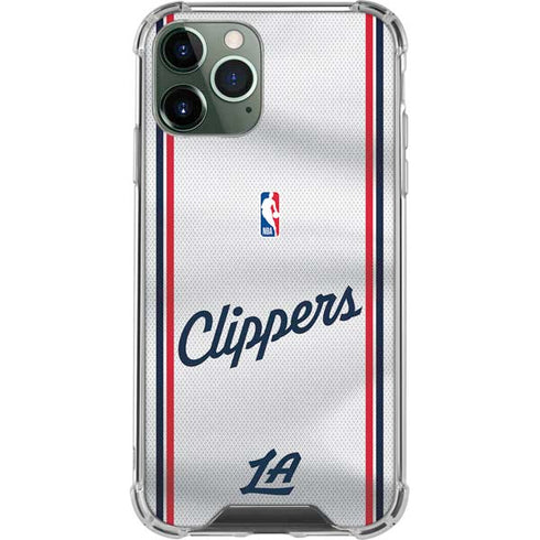 NBA Los Angeles Clippers Team Jersey iPhone 12 Pro Clear Case
