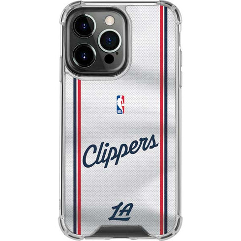 NBA Los Angeles Clippers Team Jersey iPhone 13 Pro Clear Case