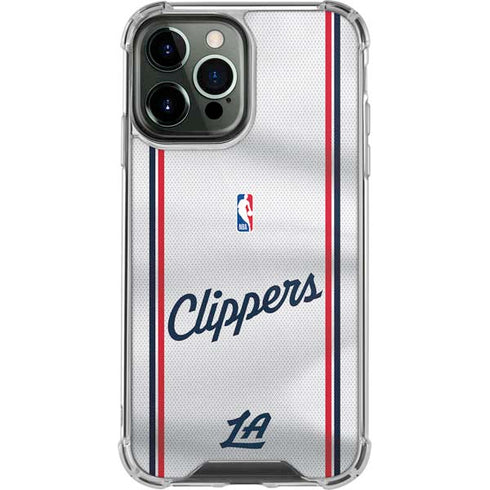 NBA Los Angeles Clippers Team Jersey iPhone 13 Pro Max Clear Case