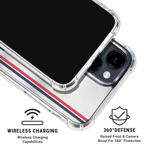 NBA Los Angeles Clippers Team Jersey iPhone 14 Plus Clear Case