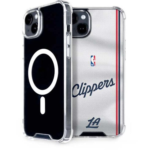 NBA Los Angeles Clippers Team Jersey iPhone 14 Plus MagSafe Case