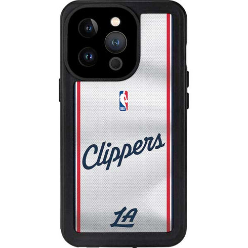 NBA Los Angeles Clippers Team Jersey iPhone 14 Pro Waterproof Case