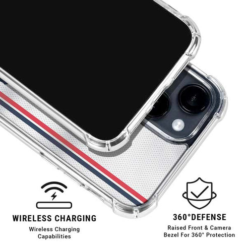 NBA Los Angeles Clippers Team Jersey iPhone 15 Plus Clear Case