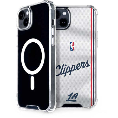 NBA Los Angeles Clippers Team Jersey iPhone 15 Plus MagSafe Case