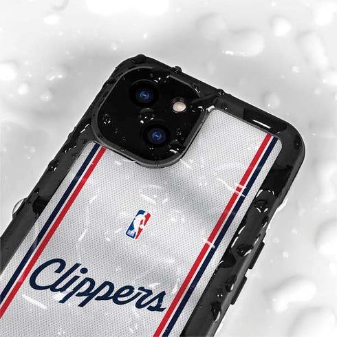 NBA Los Angeles Clippers Team Jersey iPhone 15 Plus Waterproof Case