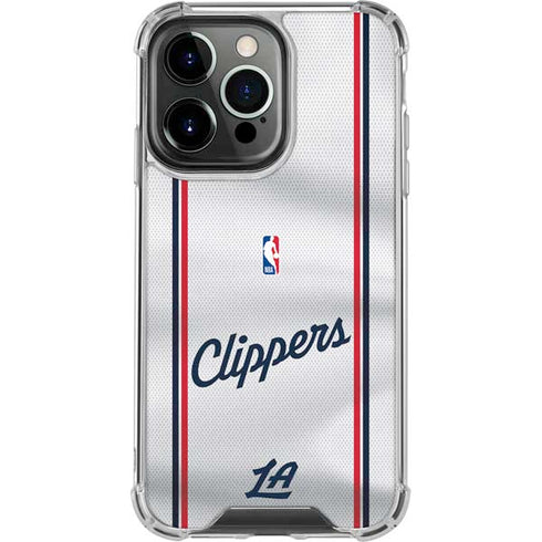 NBA Los Angeles Clippers Team Jersey iPhone 15 Pro Clear Case