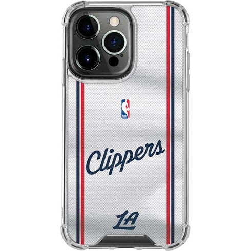 NBA Los Angeles Clippers Team Jersey iPhone 15 Pro Max Clear Case