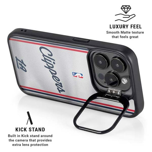 NBA Los Angeles Clippers Team Jersey iPhone 15 Pro Max Kickstand Case