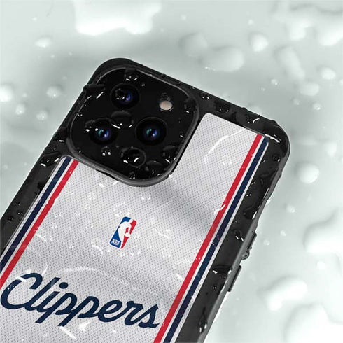 NBA Los Angeles Clippers Team Jersey iPhone 15 Pro Waterproof Case
