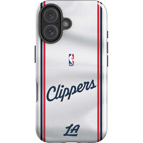 NBA Los Angeles Clippers Team Jersey iPhone 16 Impact Case
