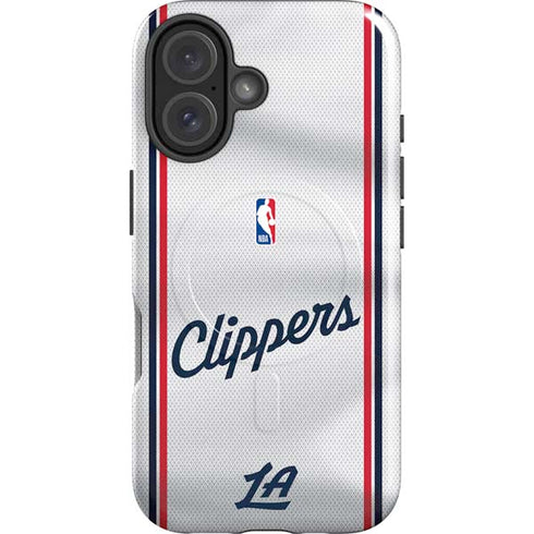 NBA Los Angeles Clippers Team Jersey iPhone 16 Magsafe Impact Case