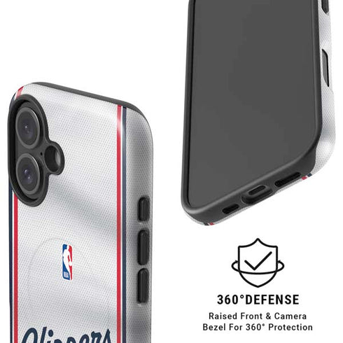 NBA Los Angeles Clippers Team Jersey iPhone 16 Magsafe Impact Case