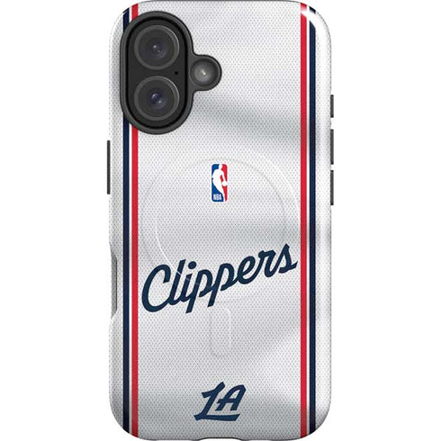 NBA Los Angeles Clippers Team Jersey iPhone 16 Plus Magsafe Impact Case