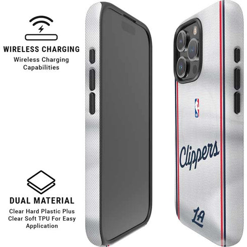 NBA Los Angeles Clippers Team Jersey iPhone 16 Pro Magsafe Impact Case