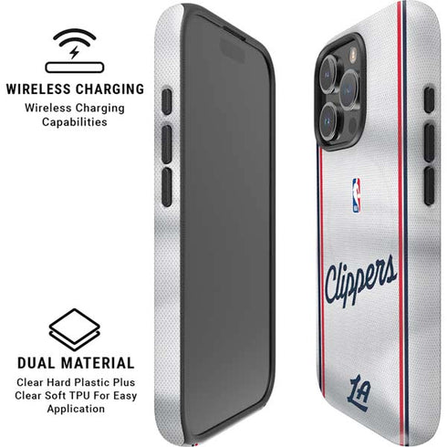 NBA Los Angeles Clippers Team Jersey iPhone 16 Pro Max Magsafe Impact Case