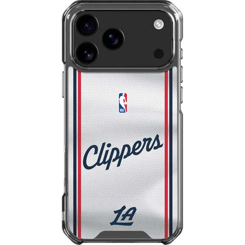 NBA Los Angeles Clippers Team Jersey iPhone 18 Pro Max Clear Case