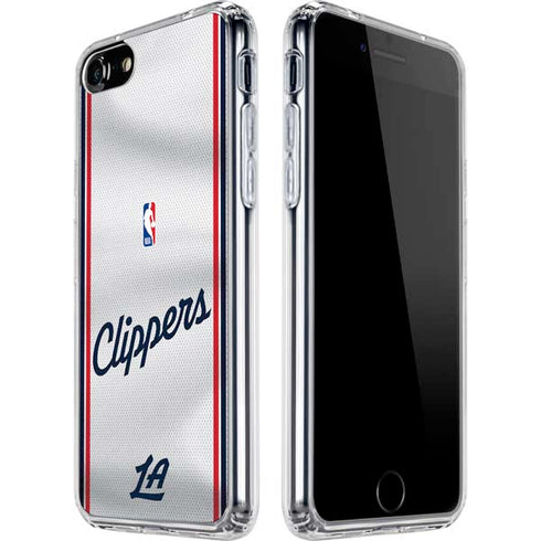 NBA Los Angeles Clippers Team Jersey iPhone SE (2nd & 3rd Gen) Clear Case