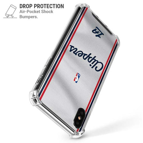 NBA Los Angeles Clippers Team Jersey iPhone X/XS Clear Case