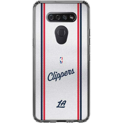 NBA Los Angeles Clippers Team Jersey LG K51/Q51 Clear Case