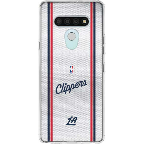 NBA Los Angeles Clippers Team Jersey LG Stylo 6 Clear Case
