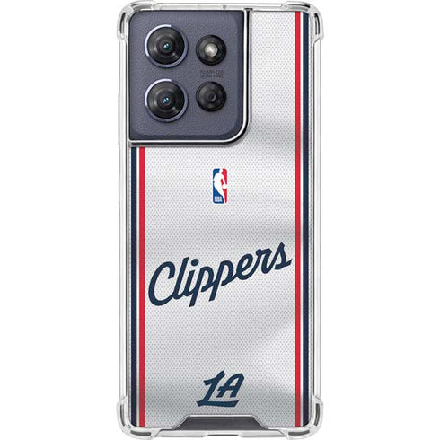 NBA Los Angeles Clippers Team Jersey Moto G Play 5G (2025) Clear Case