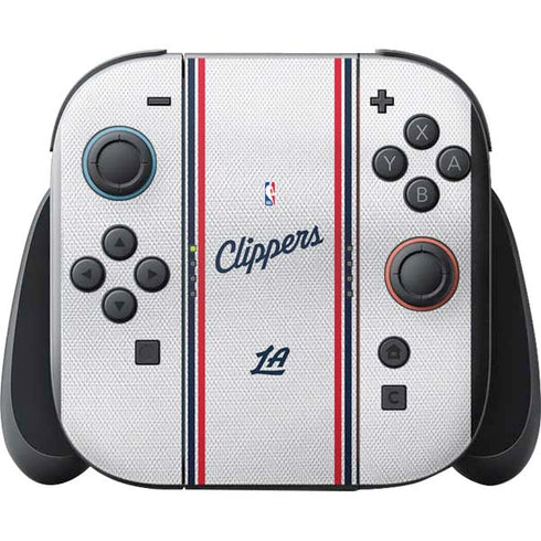 NBA Los Angeles Clippers Team Jersey Nintendo Switch 2 (2025) with Joy-Con Skin