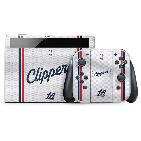 NBA Los Angeles Clippers Team Jersey Nintendo Switch OLED (2021) Skin