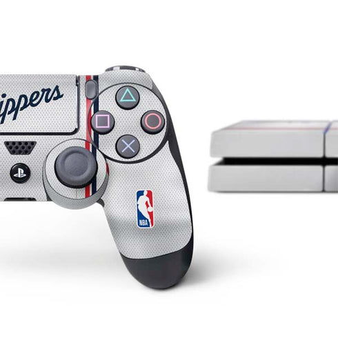 NBA Los Angeles Clippers Team Jersey PS4 Console and Controller Bundle Skin