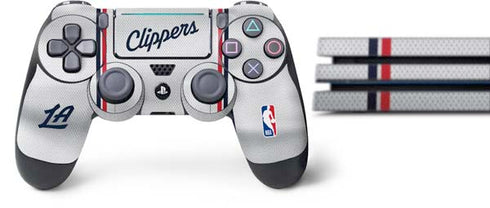 NBA Los Angeles Clippers Team Jersey PS4 Pro Bundle Skin