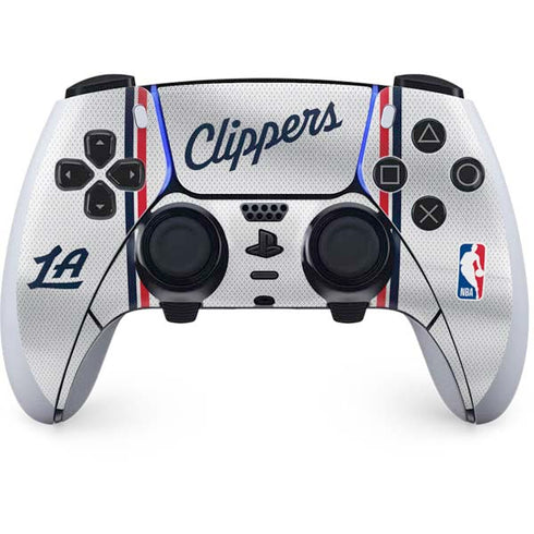 NBA Los Angeles Clippers Team Jersey PS5 DualSense Edge Pro Controller Skin