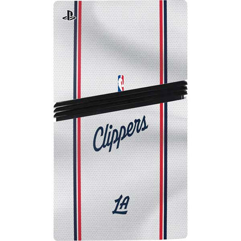 NBA Los Angeles Clippers Team Jersey PS5 Pro Console Skin