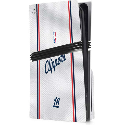 NBA Los Angeles Clippers Team Jersey PS5 Pro Disk Console Skin