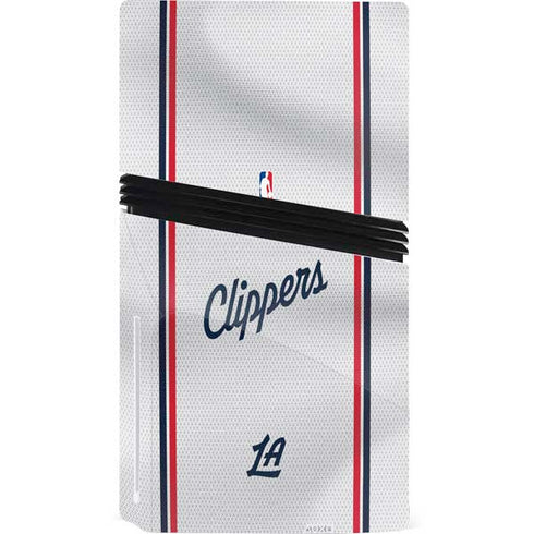 NBA Los Angeles Clippers Team Jersey PS5 Pro Disk Console Skin